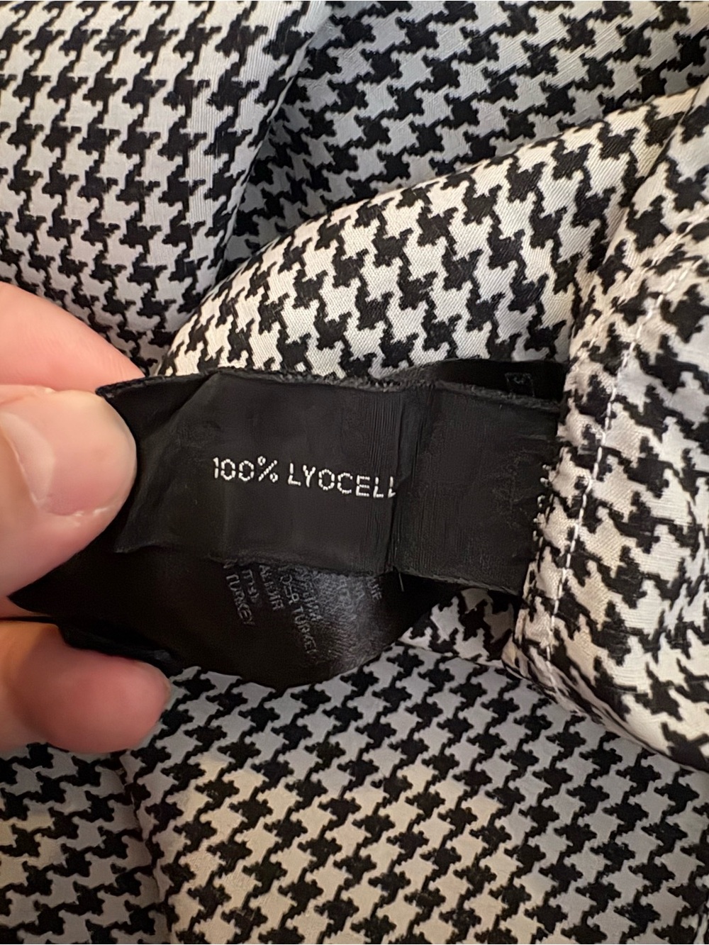 Tom Ford Houndstooth Lyocell Spread Collar Button Up Shirt Size Small - Picture 9 of 11